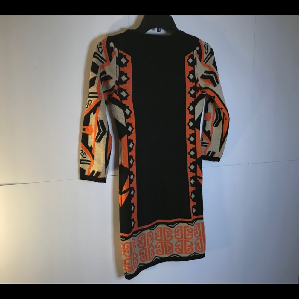 T/O Tribal Sweaters Aztec Print  Sweater Dress  XS - Picture 7 of 8